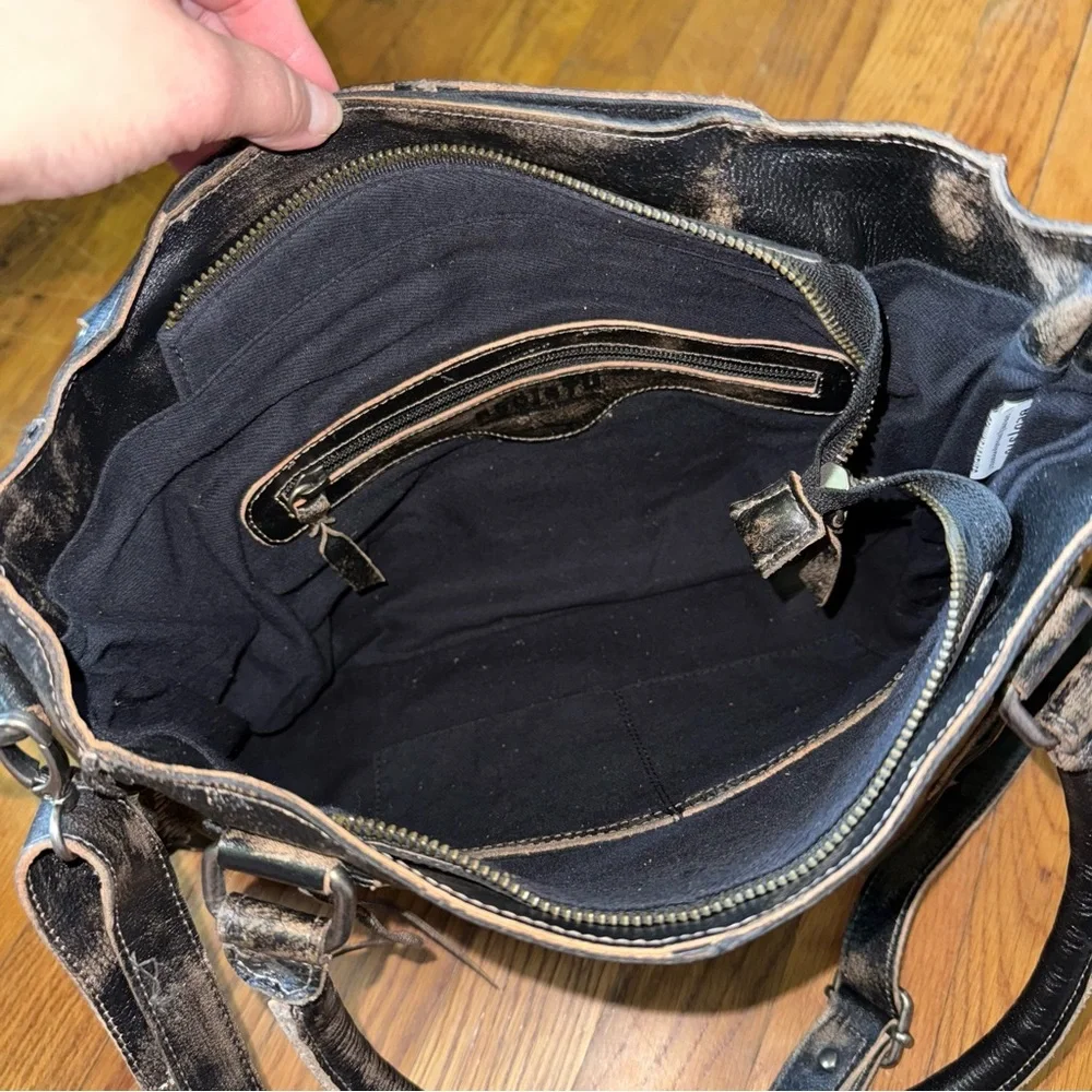 BED|STU Black Leather Shoulder Bag - Picture 7 of 7